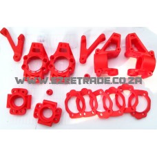 Nylon Hub Carrier Set - RED | Rovan Sports